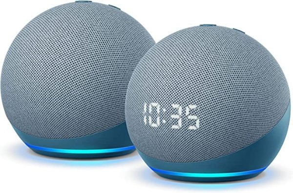 Echo Dot (4代 + Echo Dot (4代) 时钟版套装