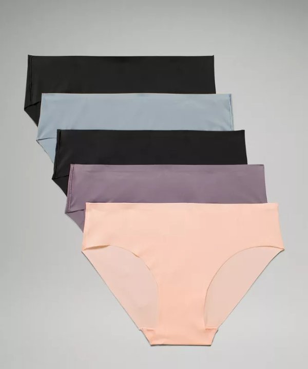 InvisiWear Mid-Rise Bikini Underwear *5 Pack