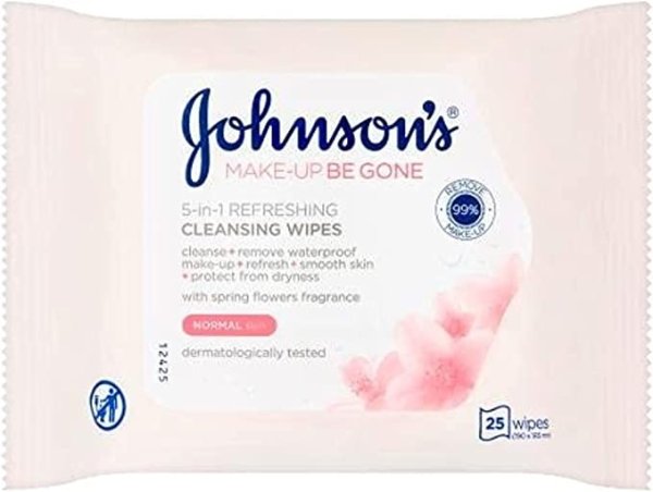 Daily Essentials Cleansing Wipes Normal Skin 25 Pack