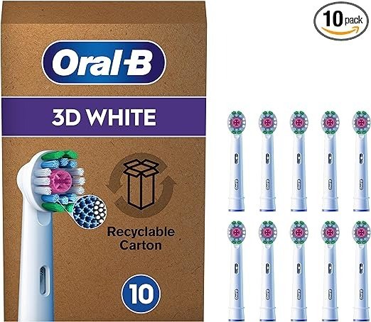 B Pro 3D 白色电动牙刷刷头10 件装