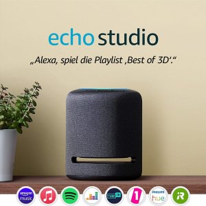 黑五价：Echo Studio 智能音箱 套装版搭配智能插座或灯泡 支持杜比Atoms