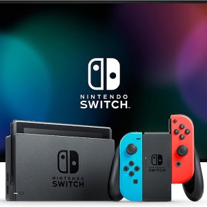 Nintendo Switch 经典红蓝配色游戏主机