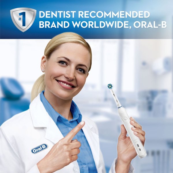 Oral-B Pro 1000 系列电动牙刷 白色