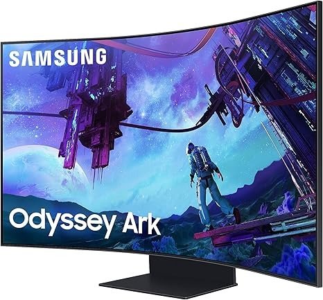 Odyssey Ark 55寸 曲面显示器, 4K UHD 165Hz 1ms Q-Mini-LED - (LS55CG970NNXGO) 