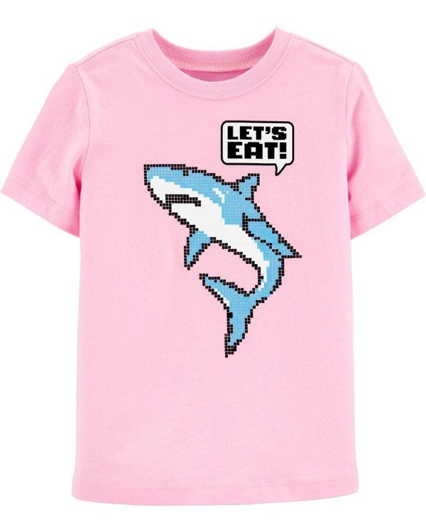 Originals 粉色鲨鱼T恤