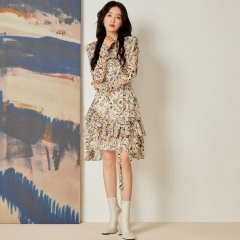 ☘️人気作 ♡Ted Baker プリッツワンピース 新品♡ 004 ひざ丈