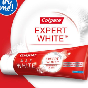 Colgate 高露洁 Max White Expert Complete  5日美白牙膏75ml