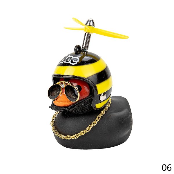 蜜蜂头盔小黑鸭