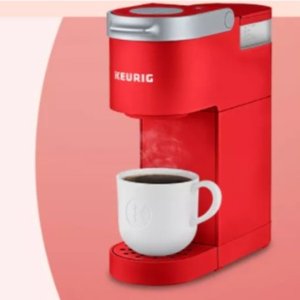 史低价：Keurig K-Mini 胶囊咖啡机 新年开运红 送礼推荐