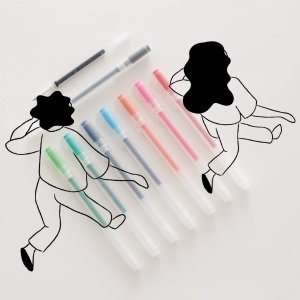 MUJI 无印良品 顺滑书写中性笔 开学季好物来啦