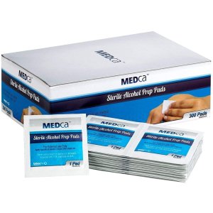 MEDa 70%酒精 2层无菌消毒棉片 300片 日常清洁卫生死角必备