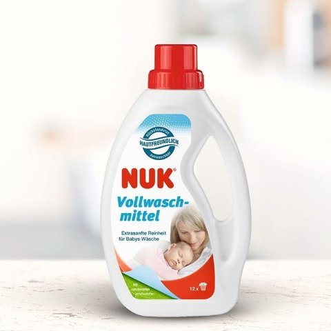 750ml仅€4.19 呵护宝宝敏感肌NUK 婴儿专用洗衣液 天然酶冲洗无残留 温和不刺激