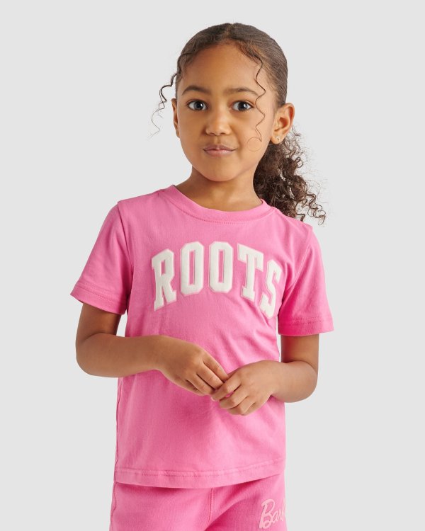 儿童 Barbie™ X Roots T 恤
