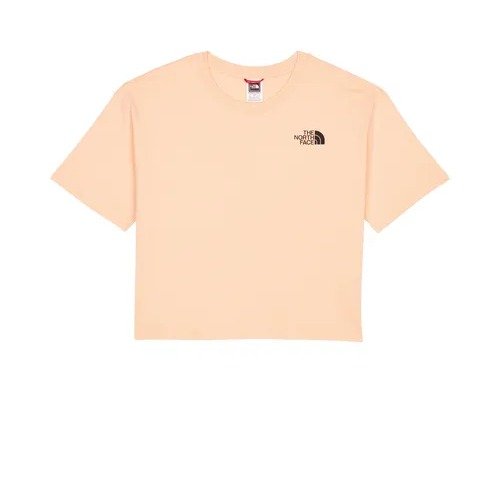 橙色短款T恤