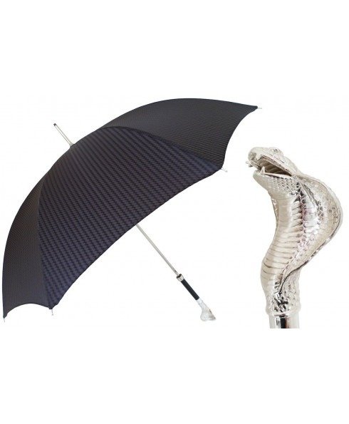 银蛇黑色雨伞