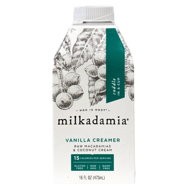 Milkadamia 坚果香草奶浆, 473 mL