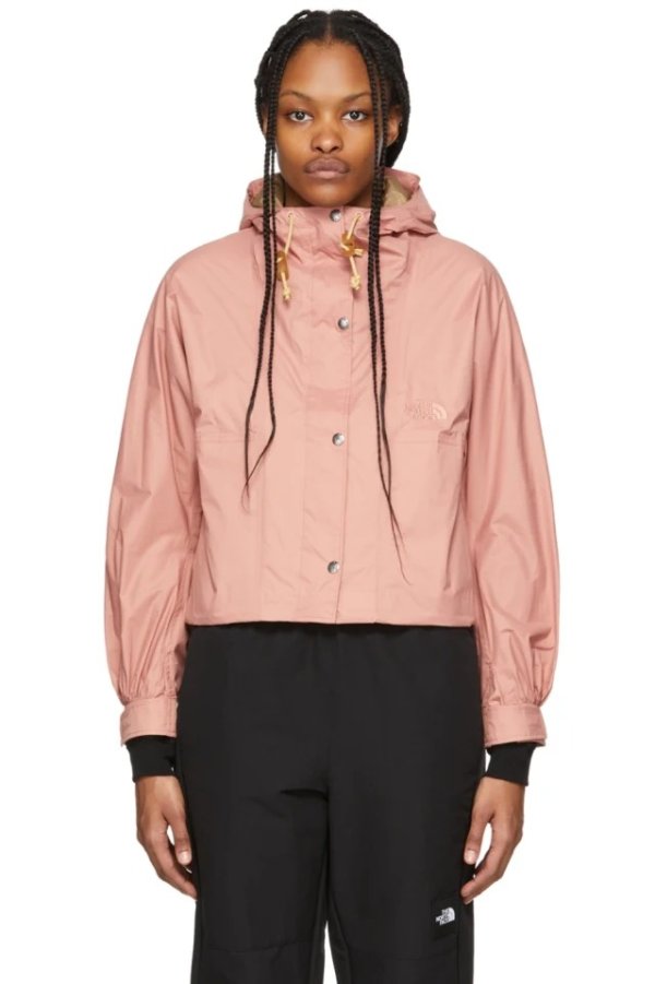 粉色防雨夹克