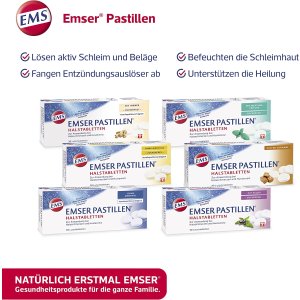 30片仅€4.69Emser 有机润喉片 缓解咽炎，咳嗽，吞咽困难