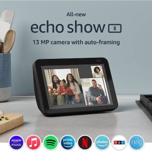 Prime Day提前享：史低！第二代 Echo Show 8 带Alexa语音助手智能屏
