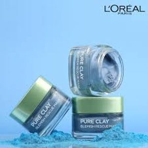 L'Oreal Pure Clay 蓝色海藻矿物泥排毒面膜 深层清洁毛孔