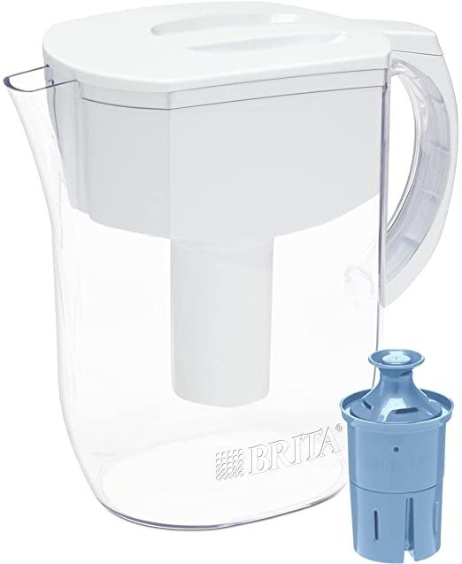 Brita Brita Water Filter Pitcher with 1 Longlast Filter, BPA Free - Everyday Large 10 Cup White