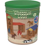 lincoln logs lincoln logs建筑类拼搭积木盒