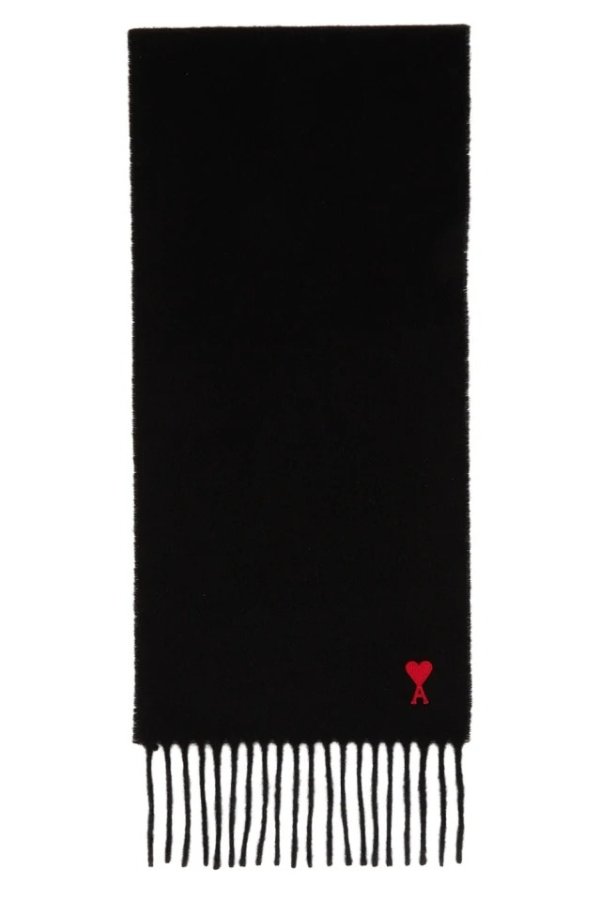 Black Wool 围巾