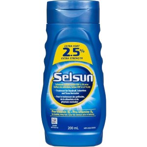Selsun Blue强效药用洗发水 2.5%二硫化硒200ml