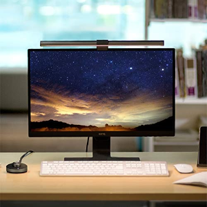 Amazon 电脑屏幕灯 无眩光 可以调节颜色、亮度 护眼好物