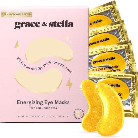 Grace & stella黄金眼膜24组 每组仅$0.8 减少黑眼圈浮肿眼袋