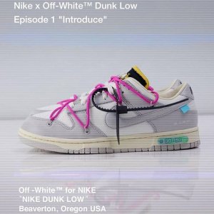 预告：OFF-WHITE x Nike Dunk The 50 超强调色盘 钱包不保