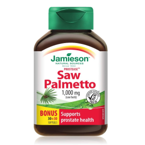 史低价：Jamieson 健美生 Saw Palmetto 锯棕榈复合胶囊1000mg  60粒