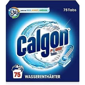 Calgon洗衣机丢一片，软化水质，去除残留3合1软水片 