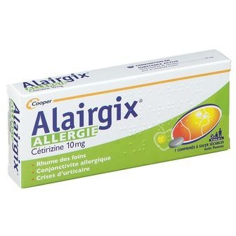 Alairgix® Allergie Cetrizine 10 mg 抗过敏药片