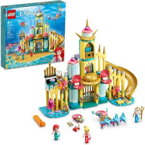 史低价：LEGO 水下世界迪士尼城堡 498片 43207 创造性+可玩性兼具
