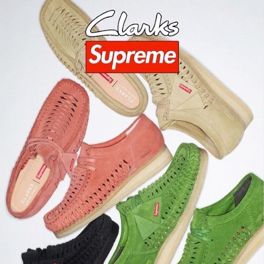 Supreme x Clarks 合作系列鞋款Supreme x Clarks 合作系列鞋款