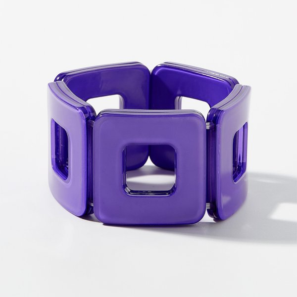 大号紫色圆环手链