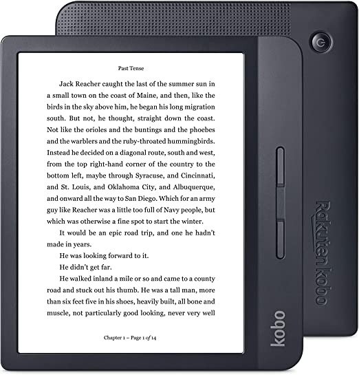 Kobo Libra H2O eBook Reader, Black