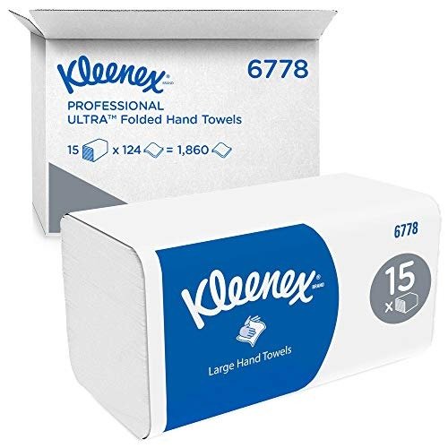 Kleenex 15盒×124张擦手纸