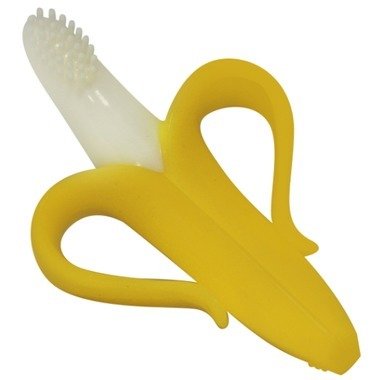 香蕉婴儿牙刷牙胶