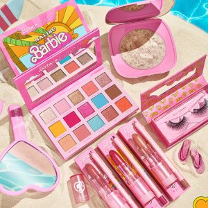 Colourpop X Barbie 联名粉嫩彩妆 童年回忆 阳光沙滩夏日感