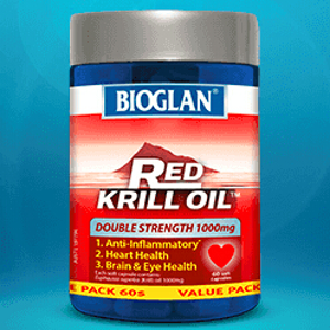 史低价：Bioglan Red Krill Oil 红磷虾油 1000mg 60粒