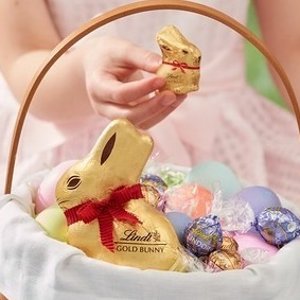 低至€2.94 复活节就不打折啦复活节小兔子突然出现！Lindt复活节巧克力专场 收兔子、彩蛋