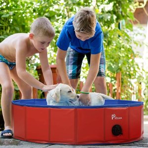 Pidsen 便携式宠物充气游泳池 让毛孩子也清凉过夏 3尺寸可选
