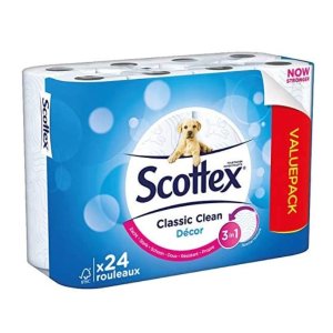 Scottex 三层厕纸 超值装24卷仅€7.99 日用消耗品囤起来