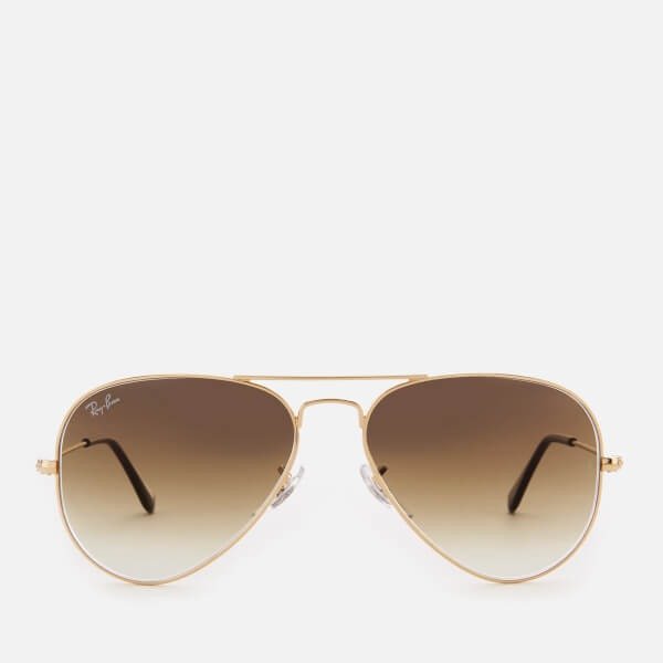 Men's Aviator Metal Frame 墨镜 - Gold