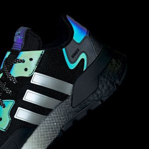 Adidas官网 Nite Jogger 反光科技跑鞋超全折扣 颜值炸裂