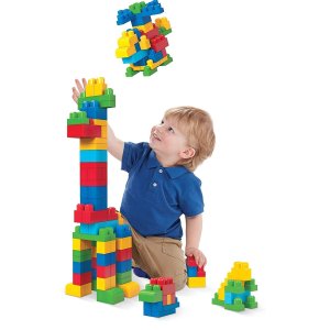 Mega Bloks 经典儿童大块积木80pcs  多动手开发益智小脑袋
