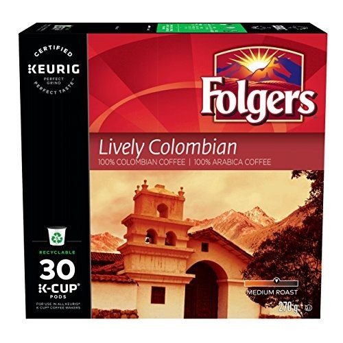Folgers 中度烘焙哥伦比亚咖啡胶囊 30个