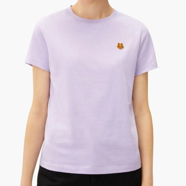 小老虎Logo短袖-紫色